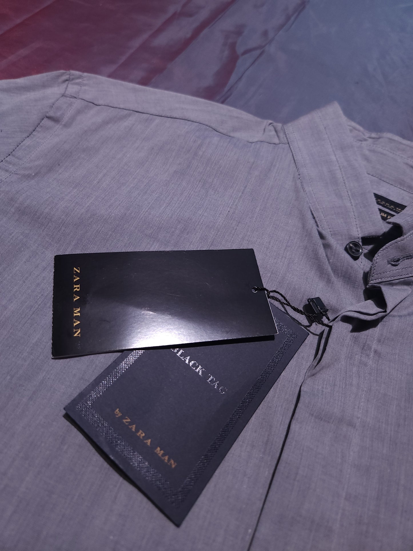 ZARA SlimFit Риза/Мъжка S