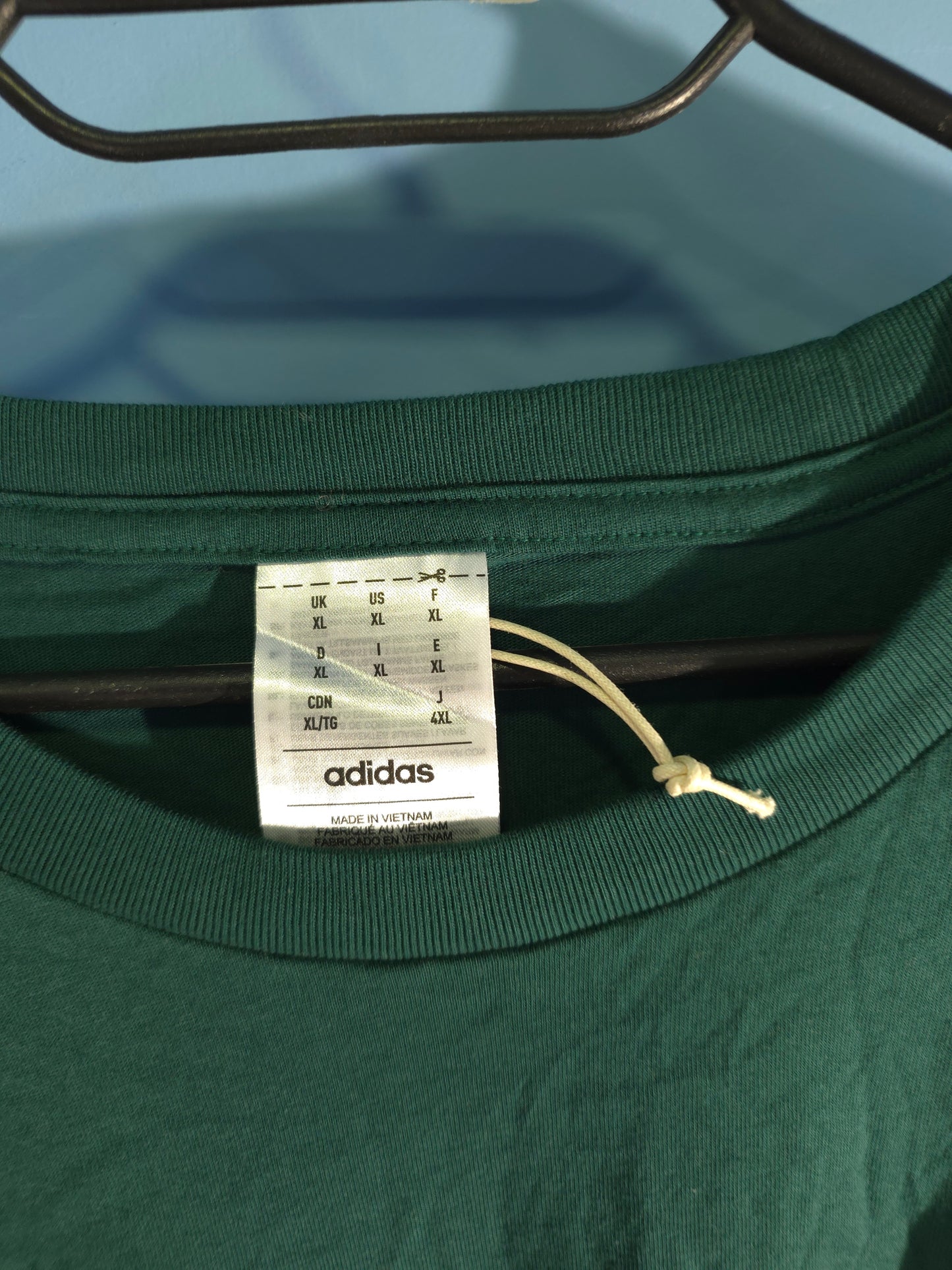 ADIDAS Памучна/Тениска XL
