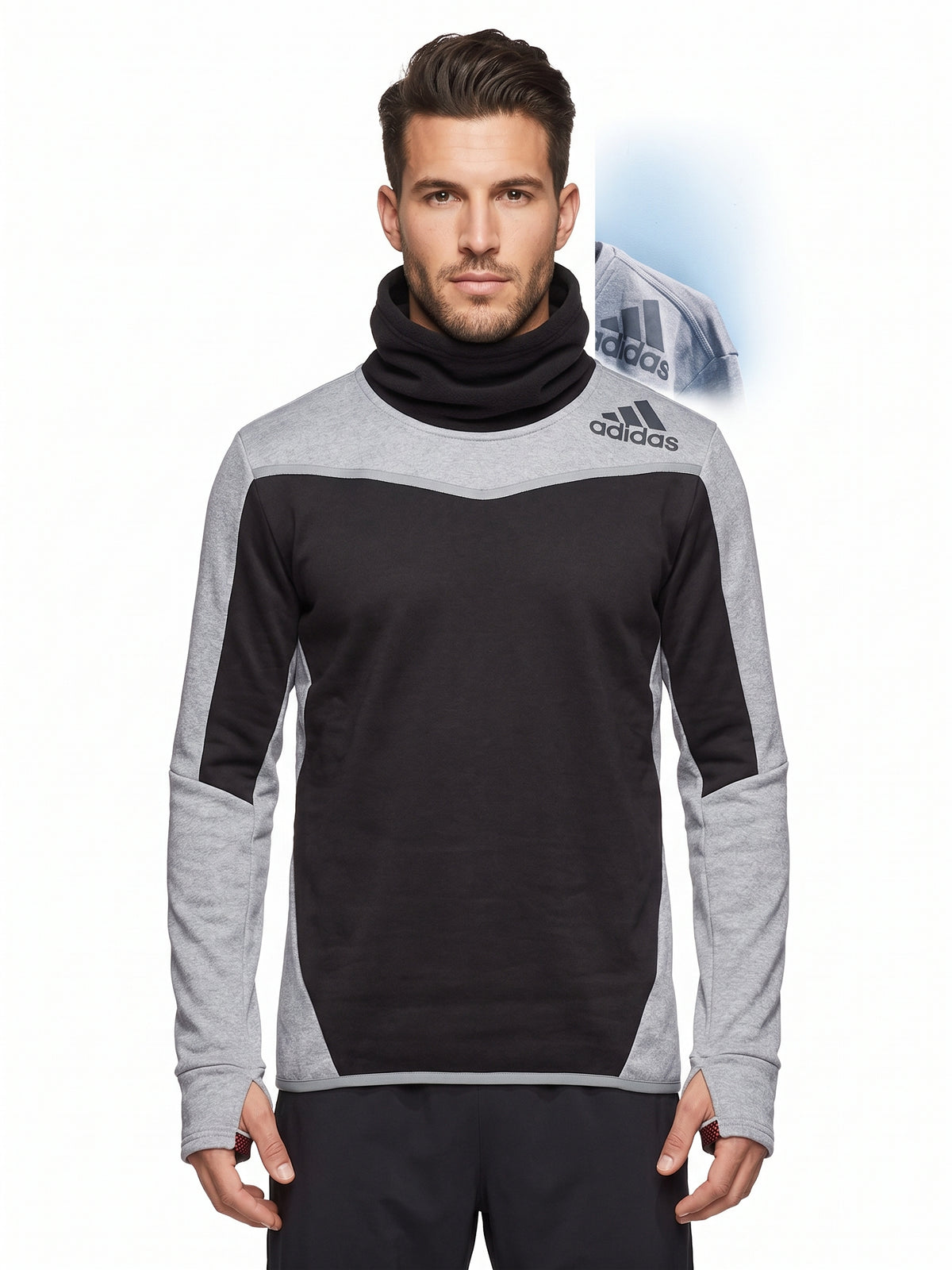 Adidas warm Горнище с качулка Мъжко/S  6
