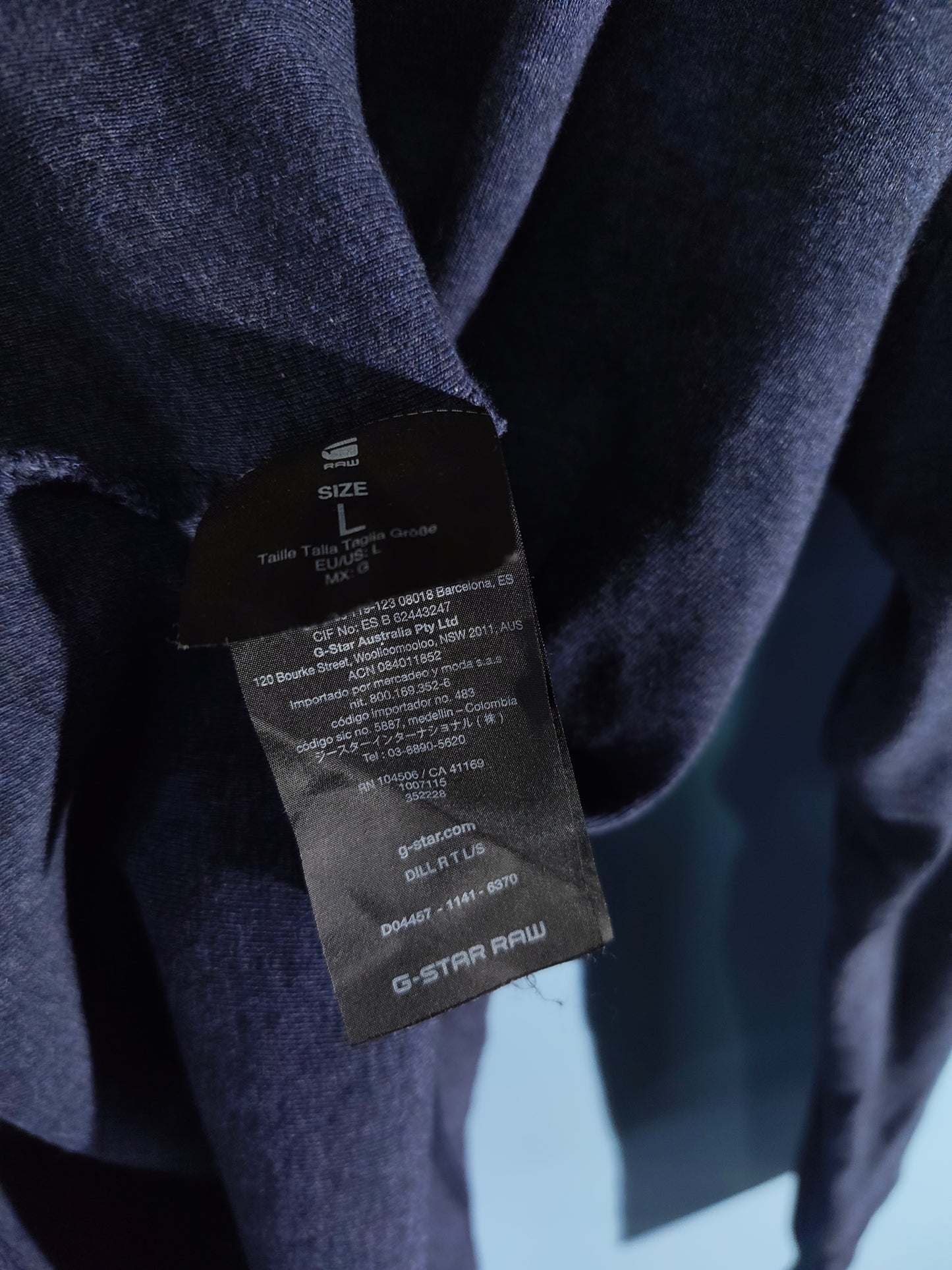 G-Star  RAW Памучна блуза Блуза/Мъжка L