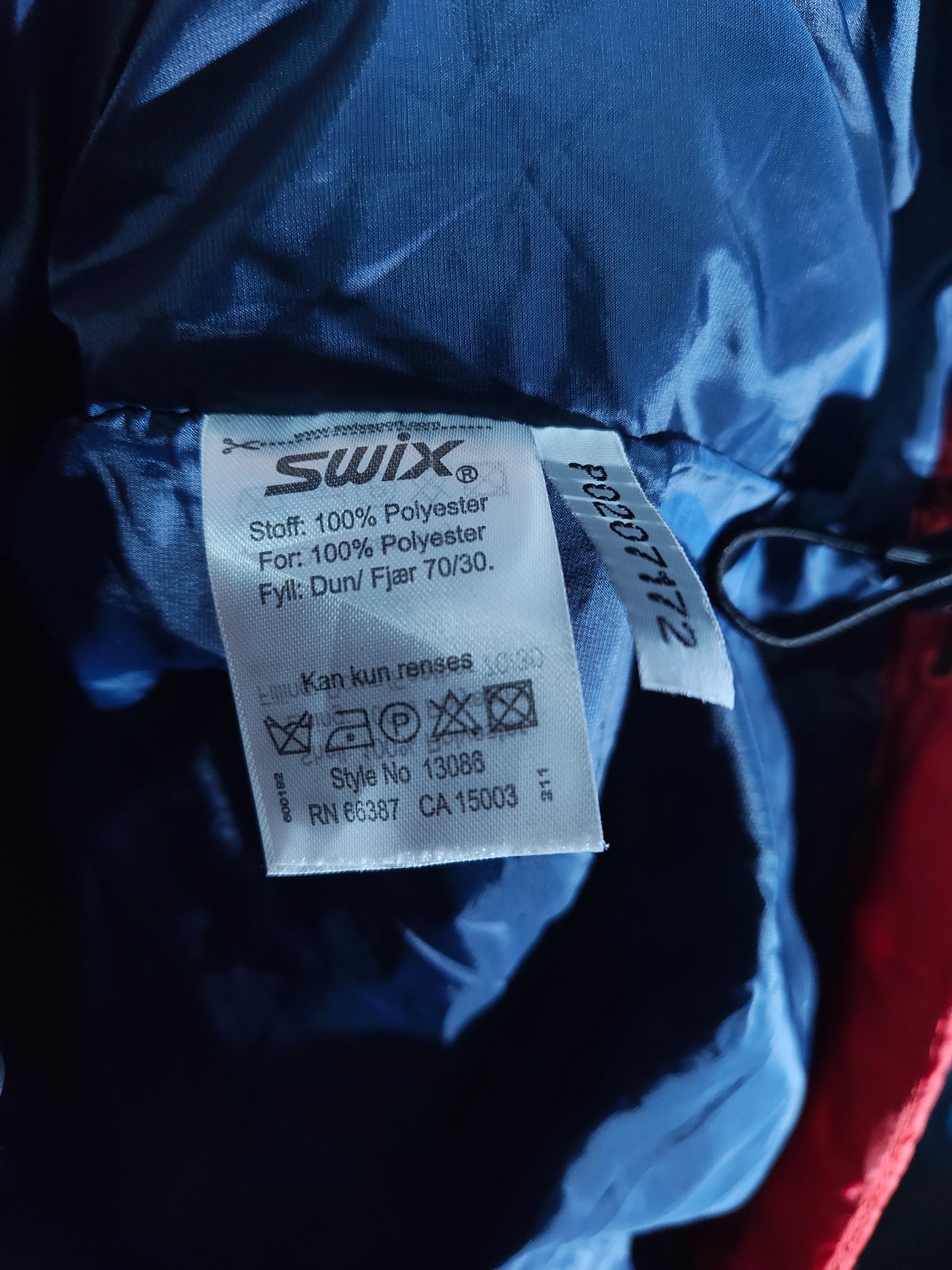 SWIX  Яке с пух/Дамско L