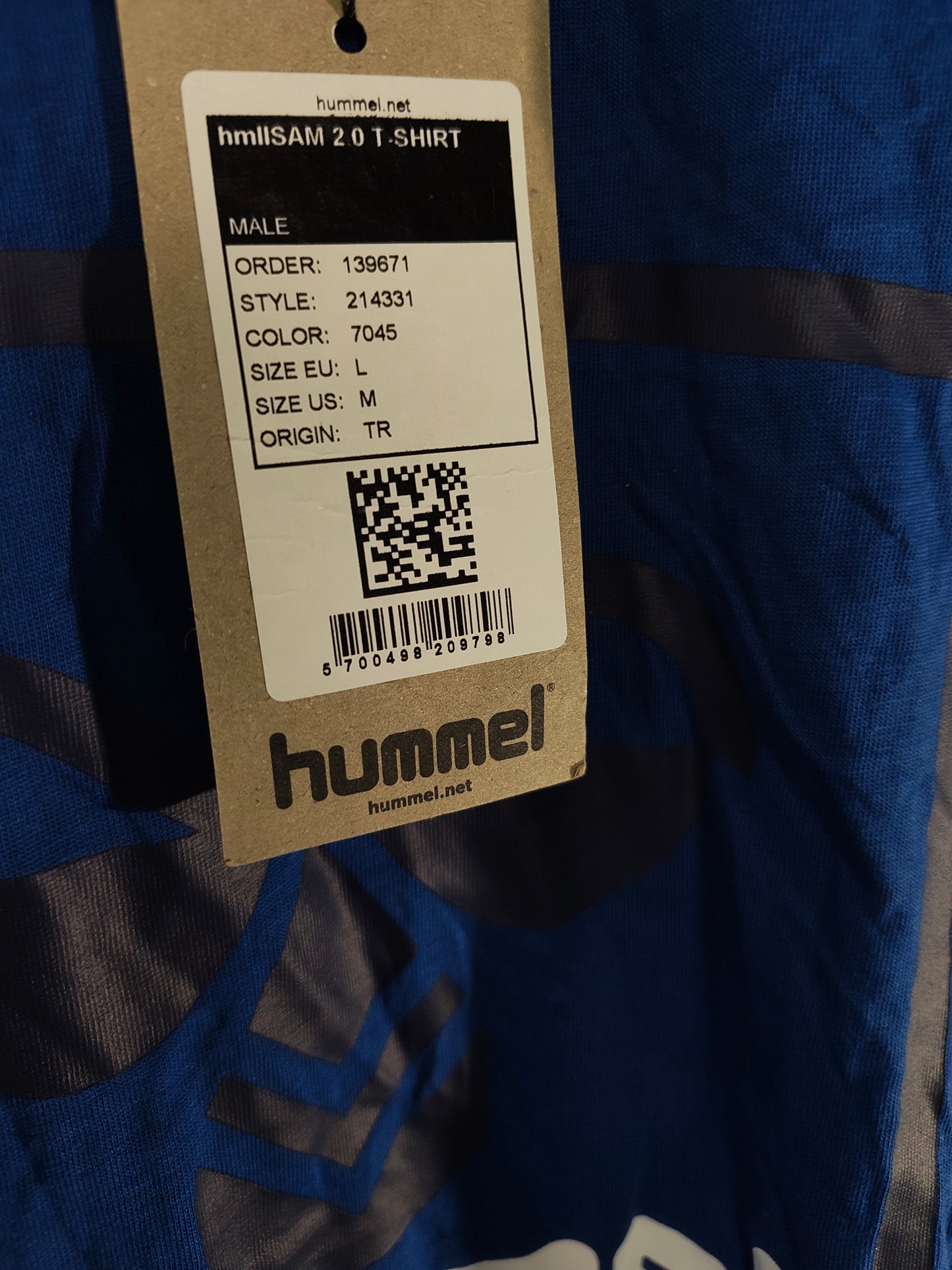 Hummel Памучна Тениска/Мъжка L